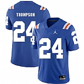 Florida Gators 24 Mark Thompson Blue Throwback College Football Jersey Dzhi,baseball caps,new era cap wholesale,wholesale hats